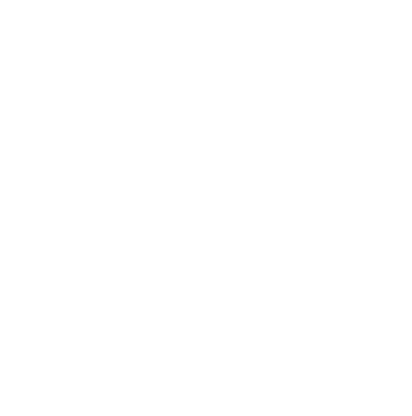 Ein weißes Icon von einem Druckreiniger mit Wasserspritzer.